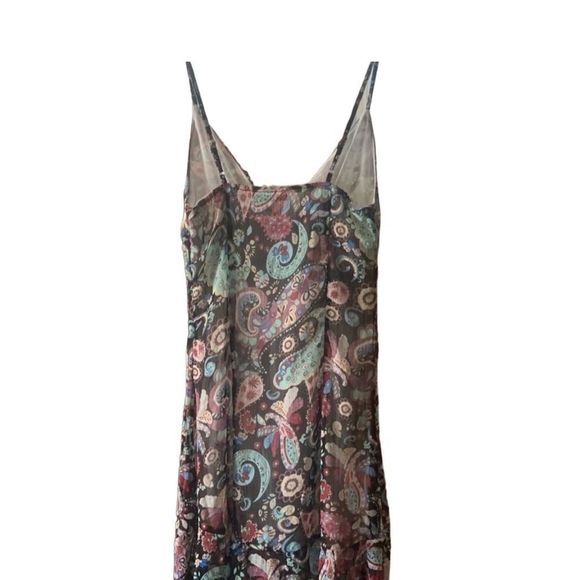 Paisley Print Midi Dress - Multicolor - Picture 5 of 15